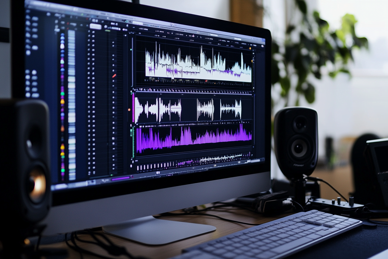 Screenshot di un software utilizzato per le perizie foniche