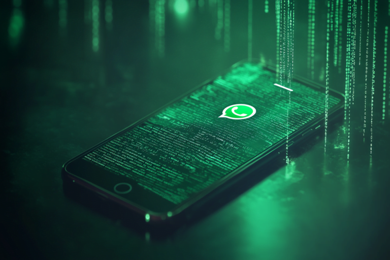 Immagine stilizzata durante un recupero messaggi whatsapp cancellati