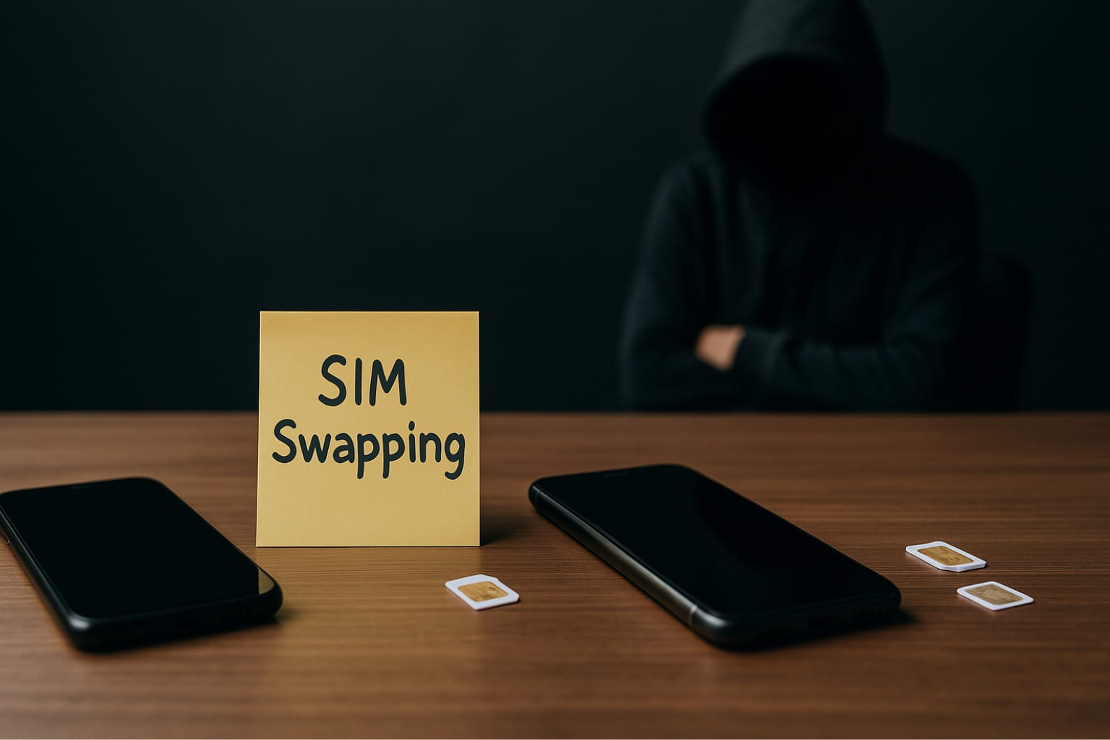 Due telefoni pronti al SIM Swapping